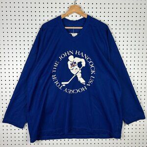 John Hancock USA Hockey Tour Jersey Size XL Vintage 90s Maska Signed Autographed